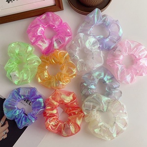 Lazos para el cabello con luz LED con temática <span class=keywords><strong>de</strong></span> sirena, lazos para el cabello <span class=keywords><strong>de</strong></span> discoteca para niños para <span class=keywords><strong>Amazon</strong></span>, accesorios para el cabello transfronterizos, malla brillante - Product Image 2