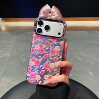 Étui de téléphone portable en forme de papillon perlé pour iPhone 16, entièrement enveloppé, design de luxe pour femmes, coque de téléphone pour iPhone 17 15 14 Plus