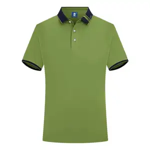 Celana Chidlren untuk kemeja polo resmi warna solid, kemeja polo katun pakaian olahraga pemuda resmi pakaian olahraga
