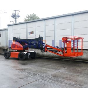 Plateforme de travail <span class=keywords><strong>mobile</strong></span> élévatrice hydraulique électrique à flèche articulée autopropulsée, hauteur maximale de 48,6 m, vente chaude en provenance d'usine chinoise - Product Image 5