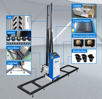 Impresora de inyección de tinta de pared UV 3D Mural Vertical hogar dormitorio directo a pared pintor máquina de impresión precio