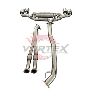 ท่อไอเสียสแตนเลส Vortex High Performance สำหรับ Nissan GTR R35 Twin Turbo V8 ชุดท่อ Y ควบคุมด้วยวาล์ว - Product Image 5