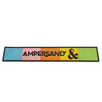 Tapis de barre en caoutchouc souple PVC personnalisable Logo en relief Type d'accessoire de barre Tapis de barre en caoutchouc Imprimé Options de personnalisation disponibles