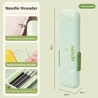 Porte-aiguilles magnétique 3-en-1 moderne, découseur multifonctionnel et enfile-aiguilles pour personnes âgées, en plastique durable