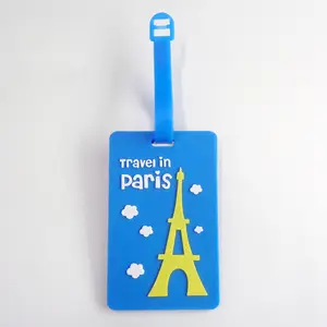 Aangepaste Reisbagagelabel Paris Stysle Bagage Naamplaatje Met Uw Eigen Logo