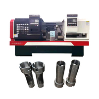 Tour CNC à bas prix HX-92-72 avec broche hydraulique, tour CNC à double tête
