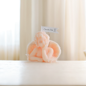 Wholesale Custom Paraffin Soy Wax Novelty Cute Small Children Shaped Angel Aroma Candle Scented Candle for <b>Gifts</b> - Product Image 6