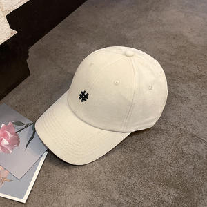 Topi Baseball Unisex Gaya Korea Sporty Street Style RongGuang, 100% Katun, Model Distressed, Dapat Disesuaikan - Product Image 5