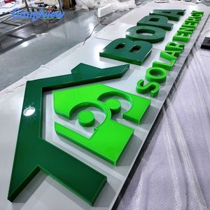 Letreros Comerciales 3D para Exteriores, Letreros Acrílicos con Logotipo de Tienda, Letras de Canal Iluminadas con LED, Letreros Electrónicos - Product Image 3