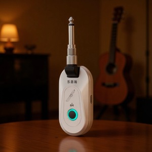 Émetteur-récepteur audio sans fil X5 Uhf pour guitare et instruments à vent, finition argentée mate, batterie intégrée - Product Image 1