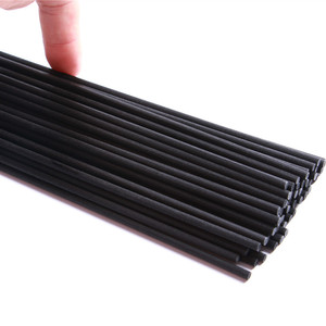 Factory Offer Black Reed Diffuser Synthetic Polyester Sticks Custom Size Aroma Diffuser Fiber Rods