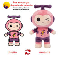 Peluches de Conejo con Protección NDA, Bordado Computarizado, Mascota para Bicicleta y Scooter, Peluche Personalizado