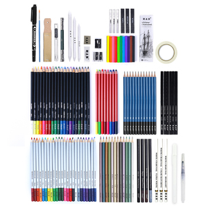 Fournitures d'Art OEM, Ensemble <span class=keywords><strong>de</strong></span> Crayons <span class=keywords><strong>de</strong></span> Couleur et Esquisse 51/71/80/96/100/145 Pièces, Kit <span class=keywords><strong>de</strong></span> Dessin Artistique - Product Image 5