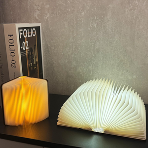 Lampe de lecture pliable sans fil rechargeable, 5 couleurs, veilleuse pliable, lampe de bureau portable pour les fêtes - Product Image 5
