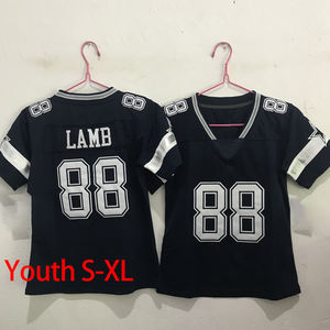 CeeDee Sheep 11 Micah Parsons 4 Dak Prescott 7 Trevon Diggs Dallas pemuda dijahit permainan sepak bola Amerika kaus Jersey terbatas - Product Image 3