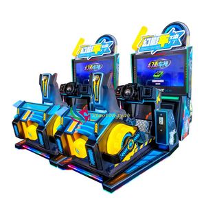 Máquina de Juego de Carreras de Autos de Alto Rendimiento con Pantalla HD de 42 Pulgadas, Simulador de Conducción Dinámico Arcade, Inglés, 3 Jugadores - Product Image 4
