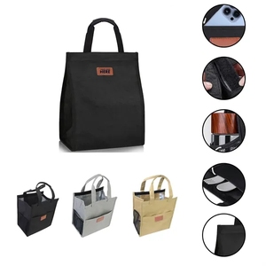 Sac isotherme réutilisable pour femme, sac isotherme tendance pour adulte avec poche intérieure pour le travail - Product Image 2