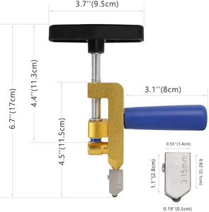 2-في-1 أداة قطع يدوية 6 ، بلاط ومرآة من فولاذ التنغستن ، كماشة كسر ، كماشة دعم ODM - Product Image 2