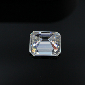 גבוהה באיכות אוקטגון צורת D צבע לבן moissanite אבני 1ct 2ct אמרלד לחתוך loose moissanite יהלומים - Product Image 6