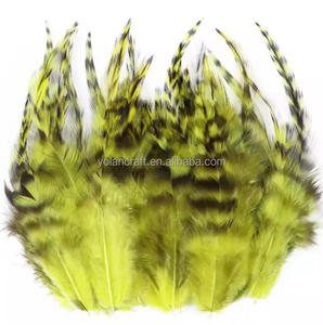 Hot Bán 5-6 "Nhuộm Strung Grey Chinchilla Dậu Yên Ngựa Lông <span class=keywords><strong>Grizzly</strong></span> Dậu Lông Cho Fly Buộc Câu Cá - Product Image 2