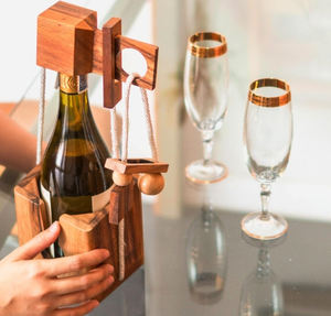 Regali <span class=keywords><strong>bottiglia</strong></span> di <span class=keywords><strong>vino</strong></span> giochi Puzzle per adulti partito cervello Teaser Hard Puzzle giochi da tavolo per adulti scatola amante divertente gioco di <span class=keywords><strong>vino</strong></span> - Product Image 3