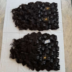 Proveedores de cabello natural camboyano al por mayor, cabello indio de templo crudo alineado con cutícula, paquete de cabello vietnamita crudo humano rizado - Product Image 2