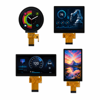 Pantalla LCD TFT IPS de Alta Resolución de 0.96, 1.08, 1.28 y 1.3 Pulgadas, con Amplio Rango de Temperatura, para Relojes Inteligentes y Dispositivos Portátiles, con Muestra Rápida