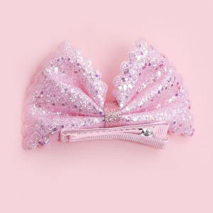 Pinzas para el Cabello <span class=keywords><strong>con</strong></span> Lazo de Color Caramelo para Niñas, Pinzas Brillantes Estilo <span class=keywords><strong>Barbie</strong></span>, Accesorios para el Cabello <span class=keywords><strong>con</strong></span> Flequillo - Product Image 4