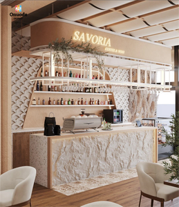 Diseño Moderno de Cafetería Boutique |   Muebles Personalizados para Barra y Exhibición |   Soluciones Integrales para Interiores y Mostradores de Café - Product Image 1