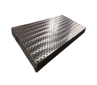 Meja Las Fleksibel 3D Besi Cor HT250 Modular dengan Perlengkapan untuk Fabrikasi Logam