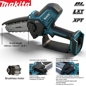 <span class=keywords><strong>Tronçonneuse</strong></span> portative sans fil <span class=keywords><strong>Makita</strong></span> de 6 pouces, moteur sans balais, pour l'abattage du bois, l'<span class=keywords><strong>élagage</strong></span> des arbres - 3 ans - Product Image 4