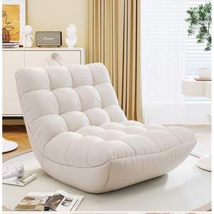 Sillón Reclinable Tipo Oruga para Dormir, Ideal para Dormitorios Pequeños, Balcones, Silla de Descanso con Tapicería de Cuero - Product Image 6