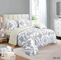 Luxe 4 pièces/5 pièces/6 pièces 7 pièces couette couette ensemble de draps de lit ensemble de literie pour le marché de l'arabie saoudite