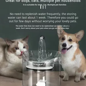 Thông Minh Điện Mèo Uống Đài Phun Nước Rắn Tự Động Pet Nước Dispenser Thân Thiện Với Môi Nhiệt Độ Không đổi Tuần Hoàn Vật Nuôi Bát - Product Image 2