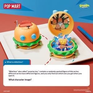 Figuras Coleccionables <span class=keywords><strong>de</strong></span> PVC POPMART SpongeBob Krabby Patty, Serie Deliciosa, en Caja Ciega, Venta al Por Mayor - Product Image 2