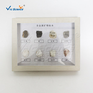 Natural non-metallic mineral specimens, including various common minerals, for demonstration purposes in primary and secondary - Product Image 5