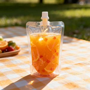 Bán Buôn 100 Đứng Lên Vòi Túi Nước Trái Cây Nước Giải Khát Lưu Trữ Chất Lỏng Nhôm Lá Mỏng Bị Rò Rỉ Bằng Chứng Nắp Kéo Bao Bì Túi - Product Image 3