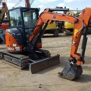 รถขุดตีนตะขาบฮิตาชิ 3 ตัน ของแท้จากญี่ปุ่น มือสอง พร้อมเครื่องยนต์ เกียร์ ปั๊ม ได้มาตรฐาน EPA มีสินค้าในสต็อก - Product Image 1