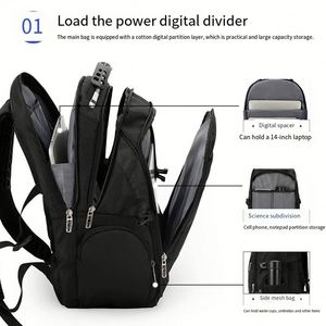 Mochila Personalizada con Logotipo, Mochila de Lona para Negocios, Mochila Inteligente para Computadora, Mochila Personalizada Impermeable, Mochila de Viaje para Laptop - Product Image 2