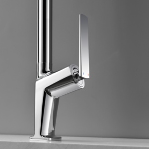 Robinet de <span class=keywords><strong>cuisine</strong></span> <span class=keywords><strong>mitigeur</strong></span> extractible à poser sur plan, eau chaude et froide, avec poignée en alliage de zinc, noyau en laiton, tête en ABS et flexible de 60 cm - Product Image 6