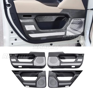 Car Door Kick Plate Cover <b>Interior</b> Decoration for Toyota Land Cruiser LC300 2022-2023 Body Kit Car <b>Accessories</b> - Product Image 1