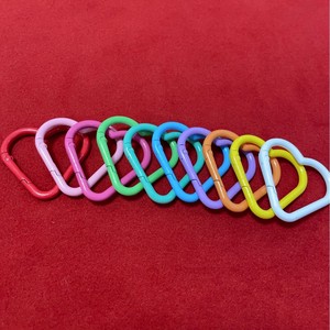 Heart Shaped Carabiner Keychain Zinc Alloy Lightweight Open <b>Ring</b> For DIY <b>Key</b> Accessories Public Use - Product Image 1