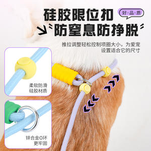 Laisse de traction en P pour chien, laisse de promenade anti-explosion avec nœud de traction pour chiens de petite/moyenne/grande taille, entraînement Golden Pet - Product Image 5