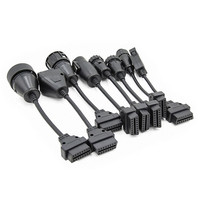 Câble de diagnostic multi-OBD J1939 robuste avec connecteurs 7, 12, 14, 20, 30 et 37 broches pour camions