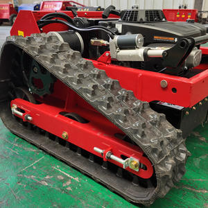 Tondeuse à gazon télécommandée haute performance à essence, chenilles en caoutchouc de 550 mm, hauteur réglable pour terrains de golf et fermes - Product Image 2