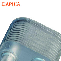Pour BMW E46 pièces automobiles système de refroidissement refroidisseur d'huile moteur pour 323i 330i 325i 328i radiateurs aluminium acier OEM 17227505826 nouveau