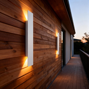 Lámpara de Pared LED <span class=keywords><strong>para</strong></span> <span class=keywords><strong>Exteriores</strong></span>, Impermeable IP65, de Aluminio, con Iluminación Arriba y Abajo, 6W 18W 24W, Moderna, <span class=keywords><strong>para</strong></span> Porche, Jardín y Fachada - Product Image 1