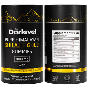OEM ODM Expédition rapide Marque privée Himalayan Gold Shilajit Gummies Vente en gros