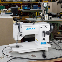 Jukky 20U33 Machine à coudre industrielle durable à aiguille unique pour le rembourrage du cuir Machine à coudre droite à mécanisme d'alimentation manuelle
