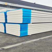 Panneau mural professionnel en acier Galvalume imperméable CE/ISO 30mm 40mm 50mm 60mm 70mm 80mm 90mm 100mm 150mm 40 Kg/m³pu pour usine